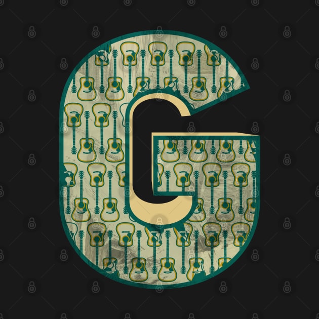 G, Guitar letter logo by Degiab