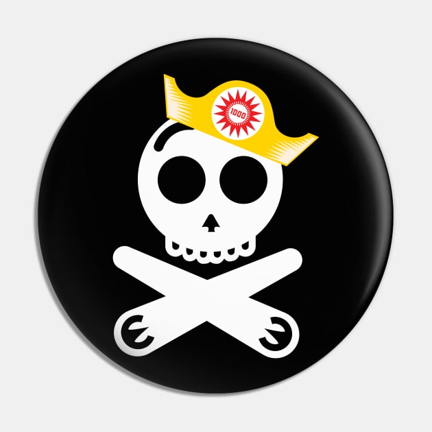 Pinball Pirate Captain Pin by amelinamel