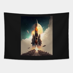 The rocket boy Tapestry