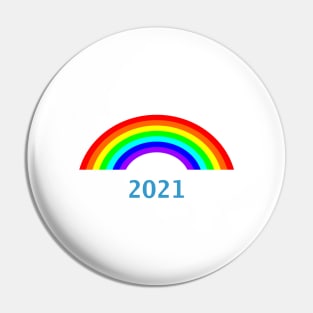 Small 2021 Rainbow Pin