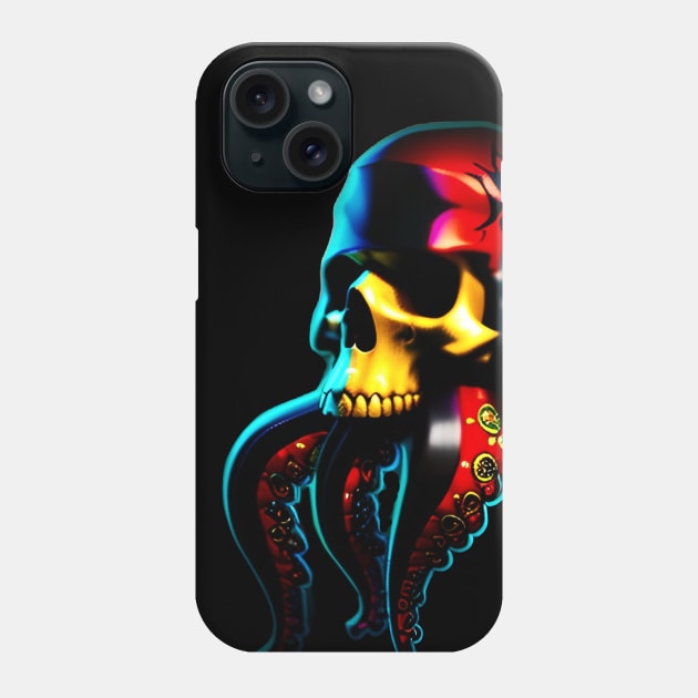 Pirate Skull Phone Case by Reasons to be random