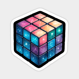 Cosmic Rubik's Cube Magnet