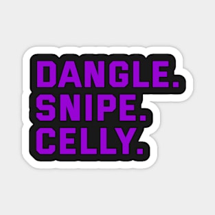 DANGLE. SNIPE. CELLY. Magnet