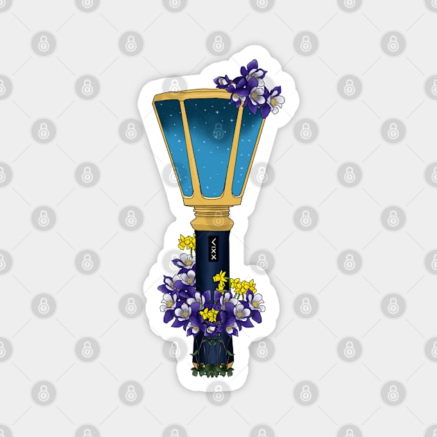 VIXX Floral Lightstick kpop Magnet by RetroAttic