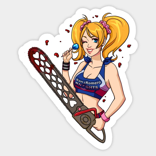 Juliet Starling Lollipop Chainsaw Weatherproof Anime Sticker 6 Car Decal S2