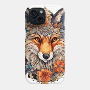 Fox Tattoo Mystical Phone Case