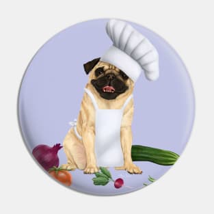 Chef pug Pin