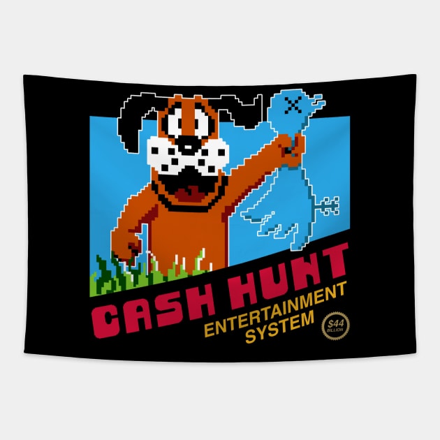 Cash Hunt - Twitter X Musk Logo Change Tapestry by technofaze