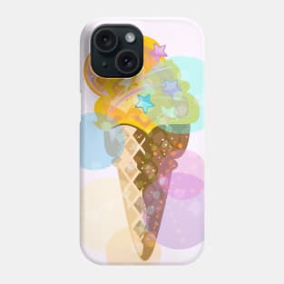 Mango Ice Cream with a Slice of Orange Phone Case