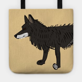 Himalayan Black Wolf Tote