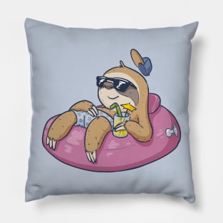 Weekend Sloth (light) Pillow
