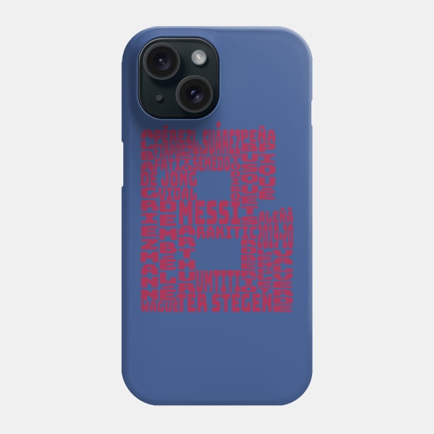 Barcelona - B - 2019 - 2020 Phone Case by gin3art