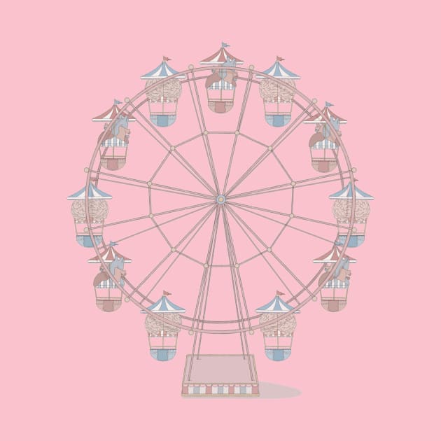 Heart & Mind Ferris Wheel by maniacodamore