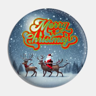 Merry Christmas Design Pin