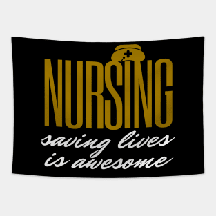 Nursing is awesome Tapestry