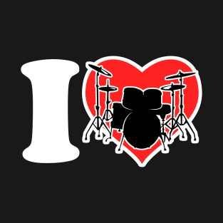 I Love Drums T-Shirt