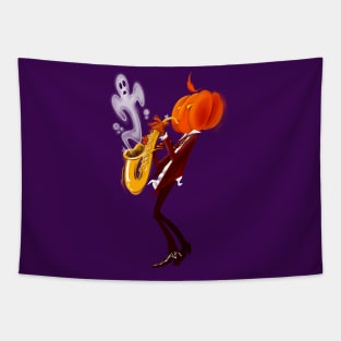 Halloween Musician Tapestry