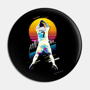 Ronaldo Football Player Pin