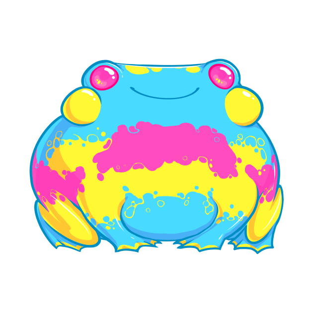 PANSEXUAL PRIDE FROG by SmalltimeCryptid