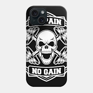 skull gym Phone Case