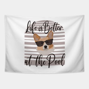 Life is Better at the Pool Tapestry