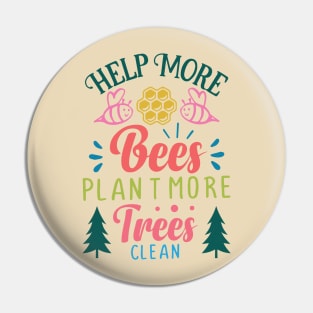 Save The Bees Pin