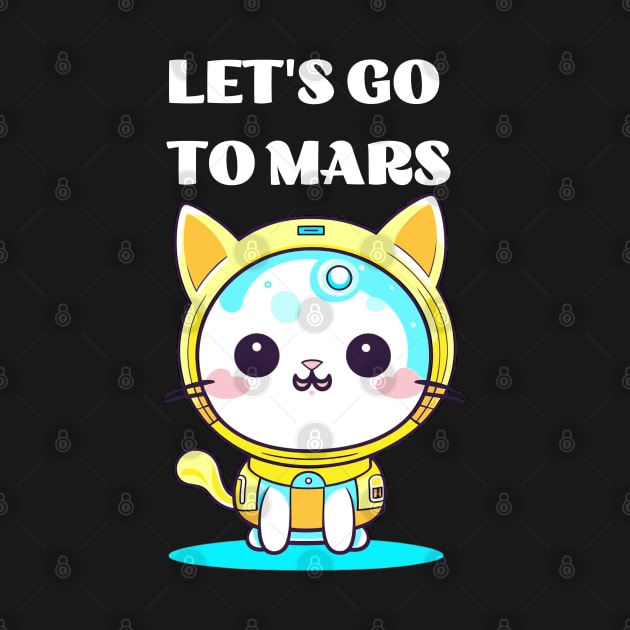 Funny Cat Let's go to Mars by JoeStylistics