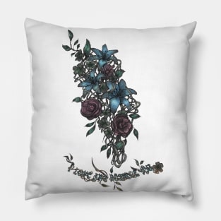 Flowers - I love and respect you Pillow