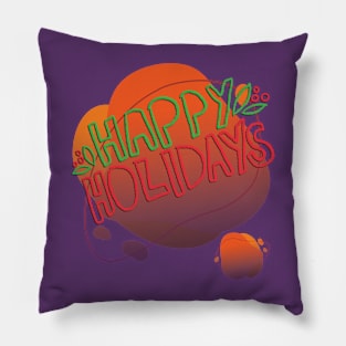 Happy Holidays Pillow