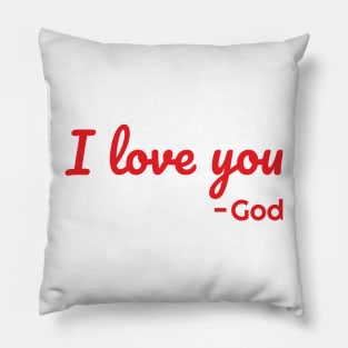 I Love You - God Pillow