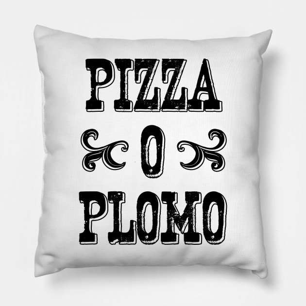 Pizza o plomo Pillow by AsKartongs