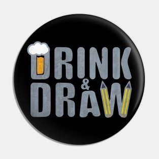 drink & draw Pin