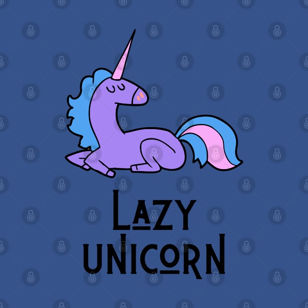 Lazy Unicorn by littleprints