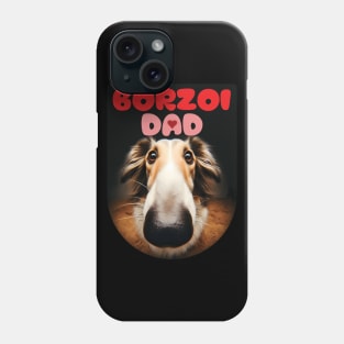 Borzoi dad. I love borzois. Phone Case