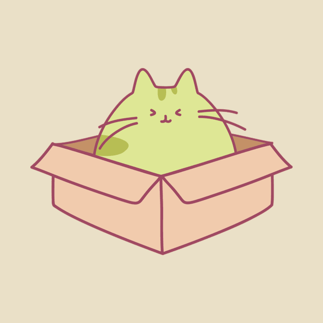 Cat in a Box - Cute Cat Collection by Little Donkey Apparel