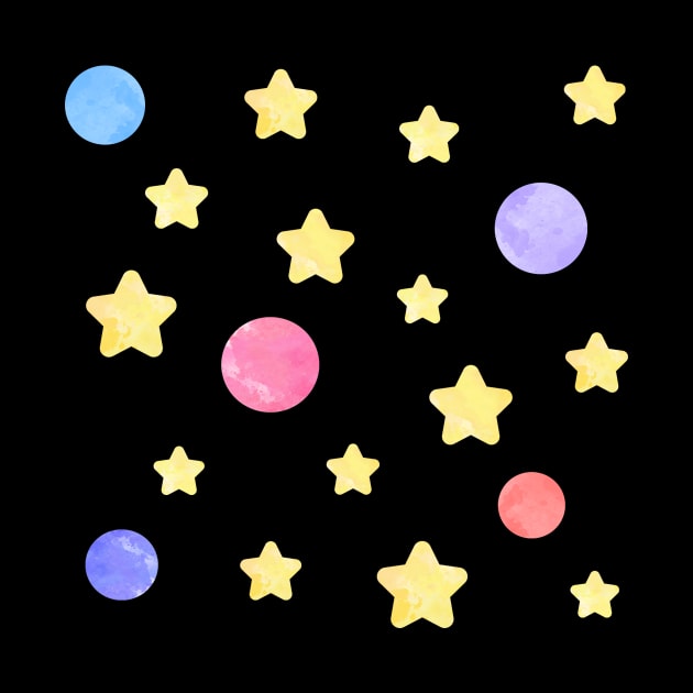 Outer Space Planets and Stars by Rosie's Rings and Things