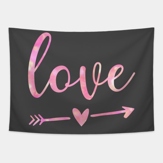 Love Arrow Gift Love Gift Idea Tapestry by Salt88