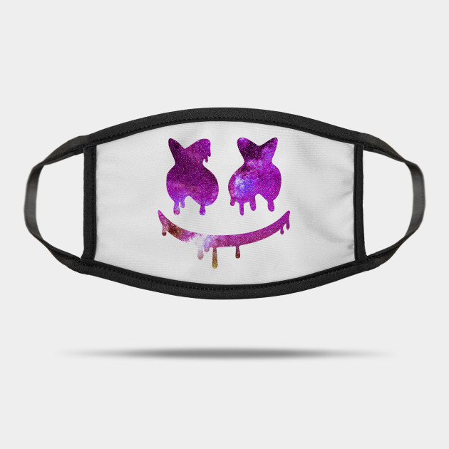 Marshmello Space Painted Face Masks Mask Teepublic Au