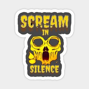 Scream in Silence Magnet