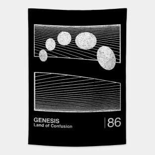 Genesis / Minimalist Graphic Design Fan Artwork Tapestry