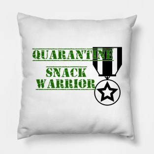 Quarantine Snack Warrior Pillow