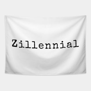 Generation Zillennial in Black Tapestry