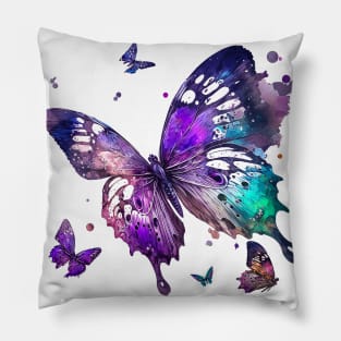 Watercolor Butterfly Design - Add a touch of elegance to your home or office Pillow