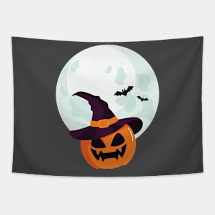 halloween pumpkin - v3 Tapestry