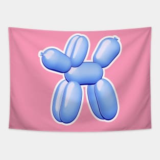 Balloon Dog Blue Tapestry