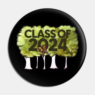 Nature lovers class of 2024 Pin