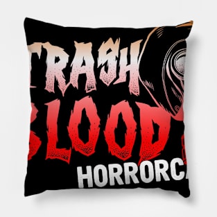 Trash Blood Horrorcast Pillow