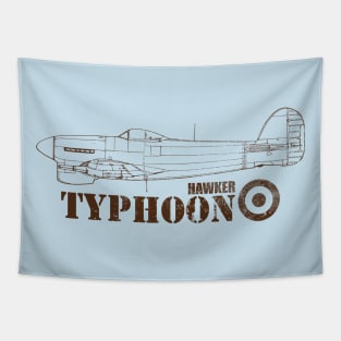 RAF Typhoon (distressed) Tapestry