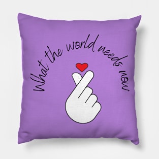 Love and heart sign Pillow