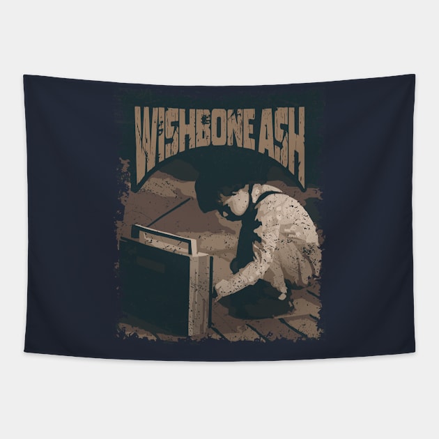 Wishbone Ash Vintage Radio Tapestry by K.P.L.D.S.G.N